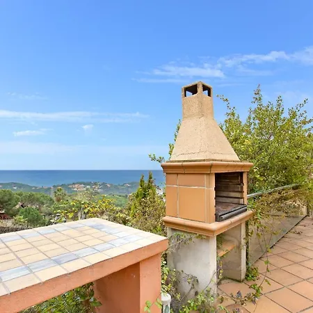 וילה 160826 - Acogedora En Turo De Lloret De 10 Pers 4 Dormitorios Con Vistas.